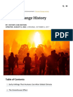 Climate Change History