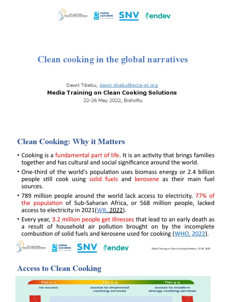 Global Clean Cooking Solutions Overview | PDF