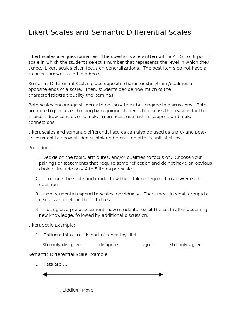 Semantic Differential Scale Vs Likert Scale – SMJKHJ