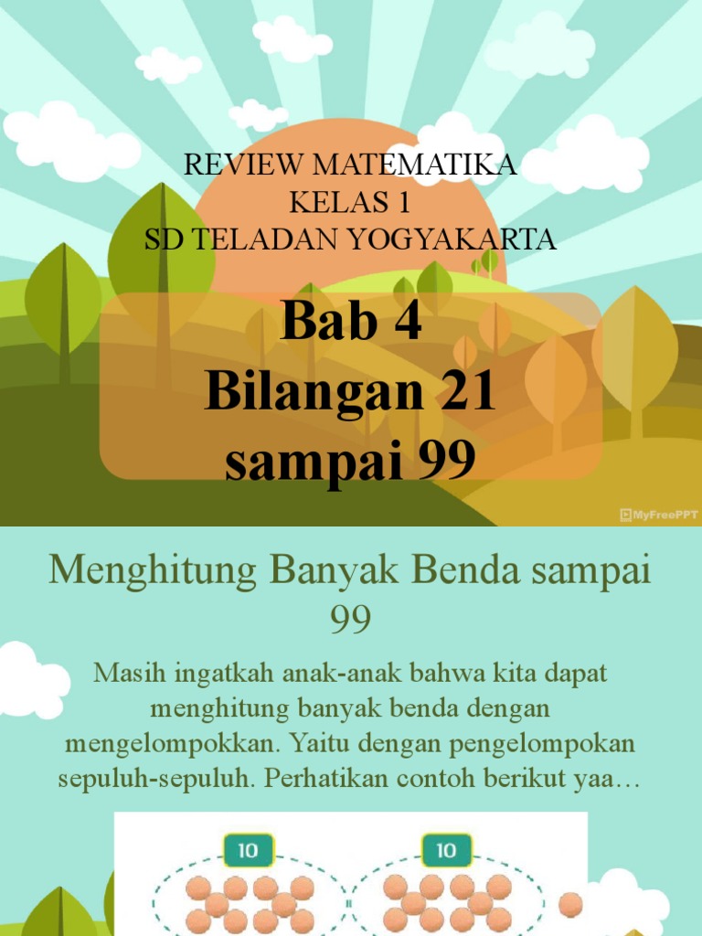 Materi Matematika Kelas 1 SD Bab 4 | PDF