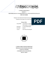 Laporan Praktikum Modul V Identifikasi Dan Analisis Hubungan Antar Aktivitas Dalam Sebuah Pabrik