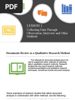 Document Analysis in Qualitative Research | PDF | Qualitative Research ...