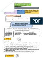 2da Semana 2do Grado