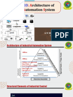 Lecture-03 - Architecture of Industrial Automaton System