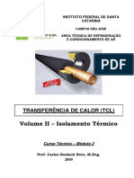 Transferencia de Calor VOL II - Isolamento Termico - Inst Federal SC