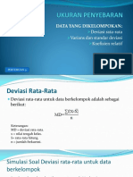 09 Ukuran Penyebaran - Data Berkelompok