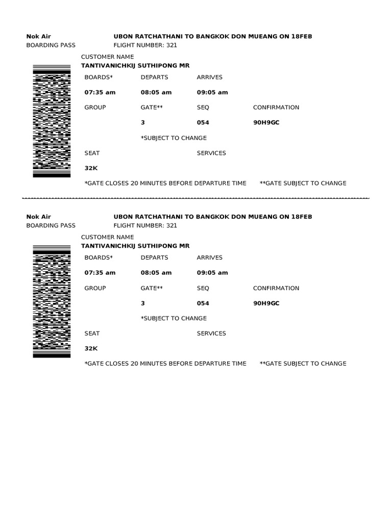 Boarding Passes 90H9GC PDF