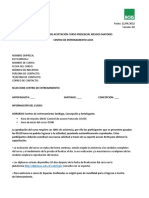 Carta de Aceptación Curso Centro de Entrenamiento Achs V2