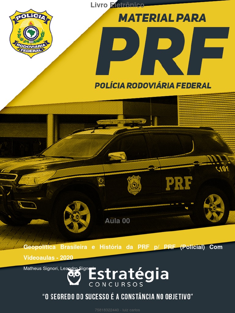 Geopolítica Brasileira - PRF 1 | PDF | Brasil | Estado