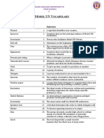Worksheet 1 - Model UN Vocabulary