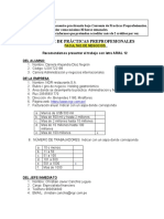 Rubrica Convalidacion de Practicas UPC