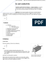 Electrical Resistivity and Conductivity - Wikipedia, The