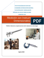 Medición Con Instrumentos Dimensionales