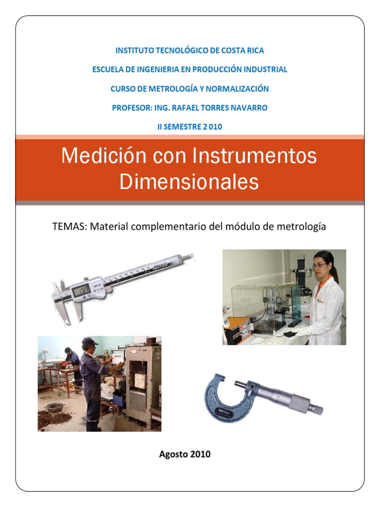 Instrumentos de Medición Dimensional | PDF | Longitud | Science