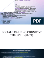 Personality Lecture 4 Social Learning Cognitive Theories