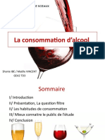 La Consommation D'alcool: Shanie IBE / Maëlle VINCENT Gea2 Td3