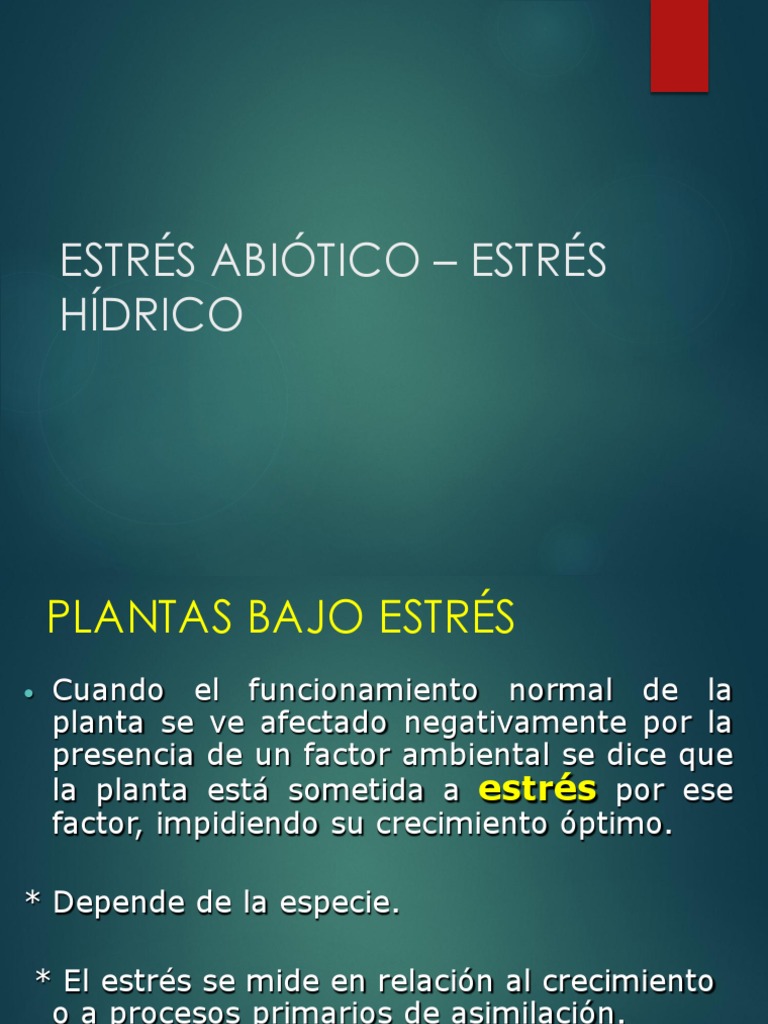 2.8. Estres Abiotico EstresHidrico PDF Agua Hoja