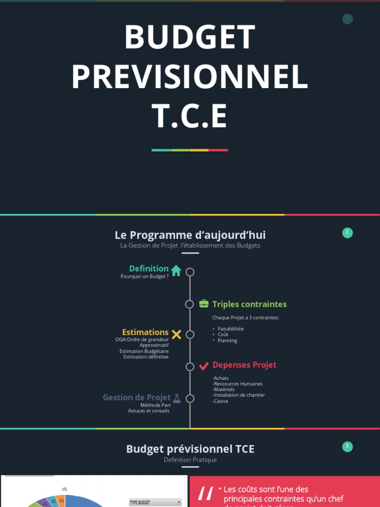 Budget Prévisionnel TCE: Guide Pratique | PDF