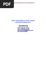 Download Cost Records  Cost Audit Notifications 2011 by Asit Kumar Roy SN65058438 doc pdf