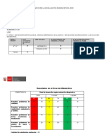 Modelo de Informe de Evaluación Diagnóstica