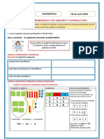 Ficha Resolvemos Problemas Con Adición y Sustracción 3 Grado