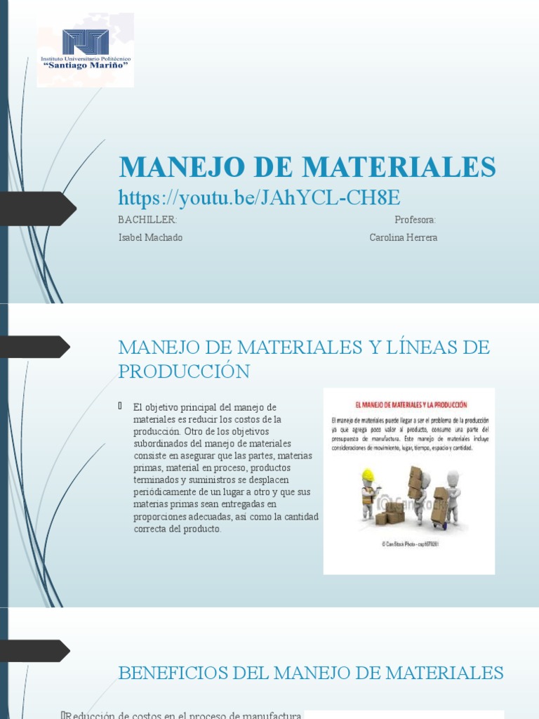 Manejo Eficiente de Materiales y Almacenes | PDF