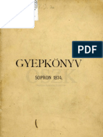 Gyepkönyv - Sopron 1874