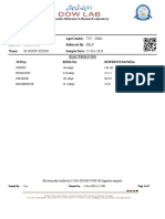 Age/Gender: 73Y-/Male Lab No: 0328971191 Referred By: SELF Name: MR No