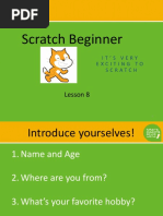 Scratch 1 Lesson 8