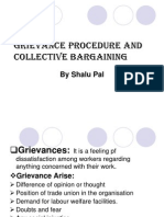 GRIEVANCE PROCEDURE and Collective Bargaining Ppt