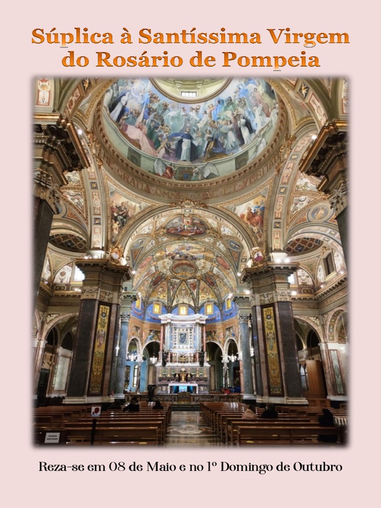 Súplica A Nossa Senhora Do Rosário De Pompeia Pdf