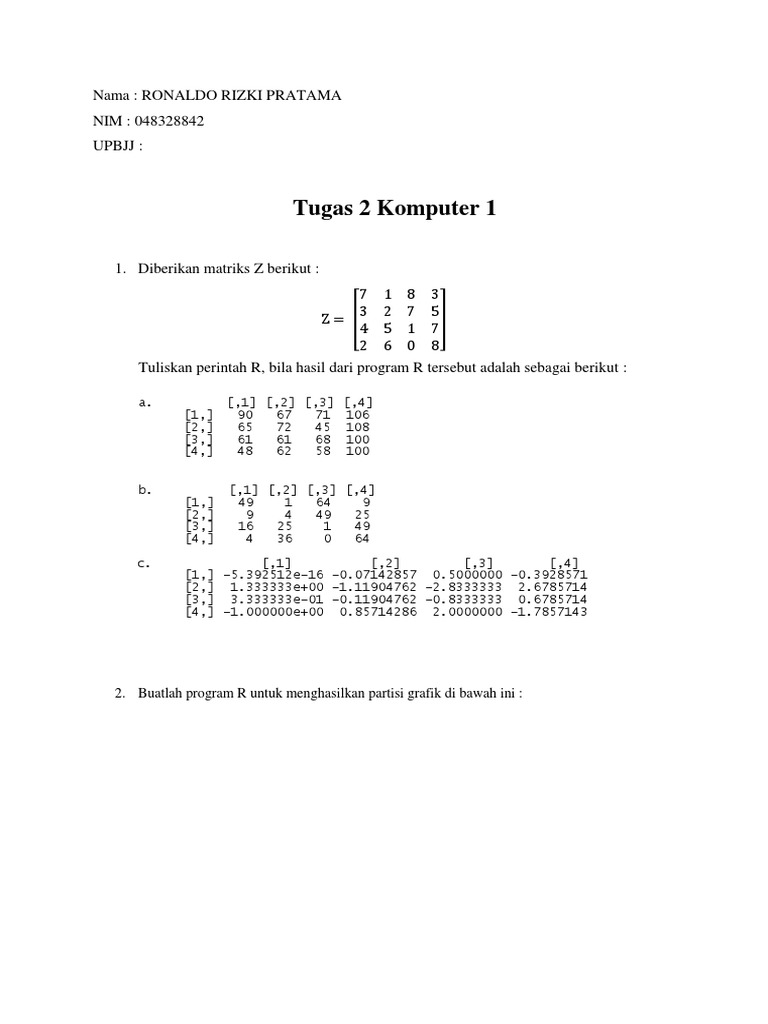 Tugas 2 Komputer | PDF
