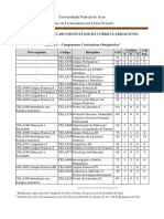 Estrutura Curricular Com Curricularizacao Da Extensao Aprovada e Revisada PDF