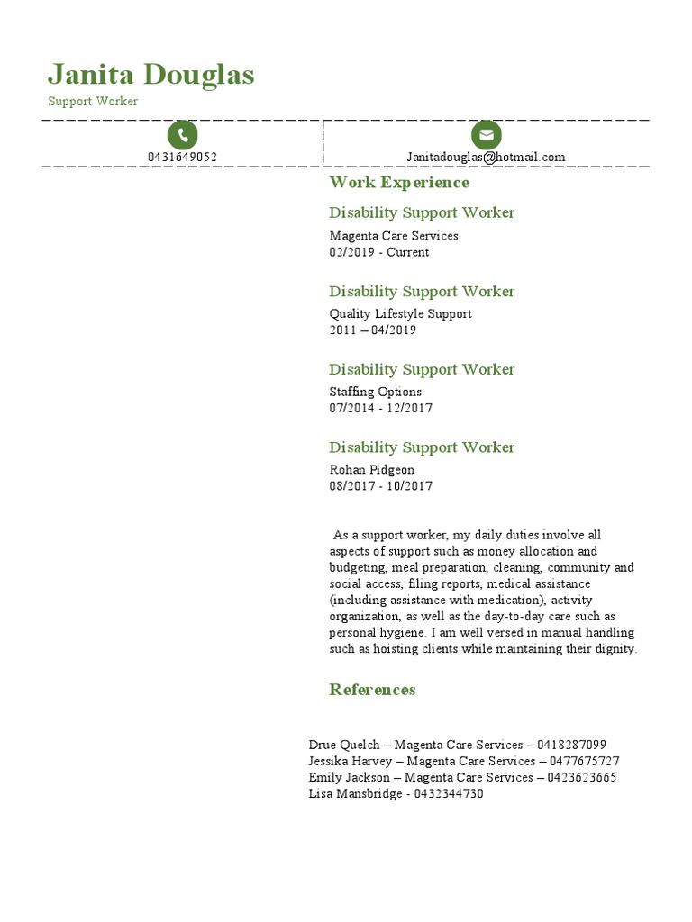 Janita Douglas Resume PDF