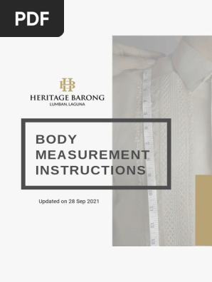 Body Measurement Instructions 092821