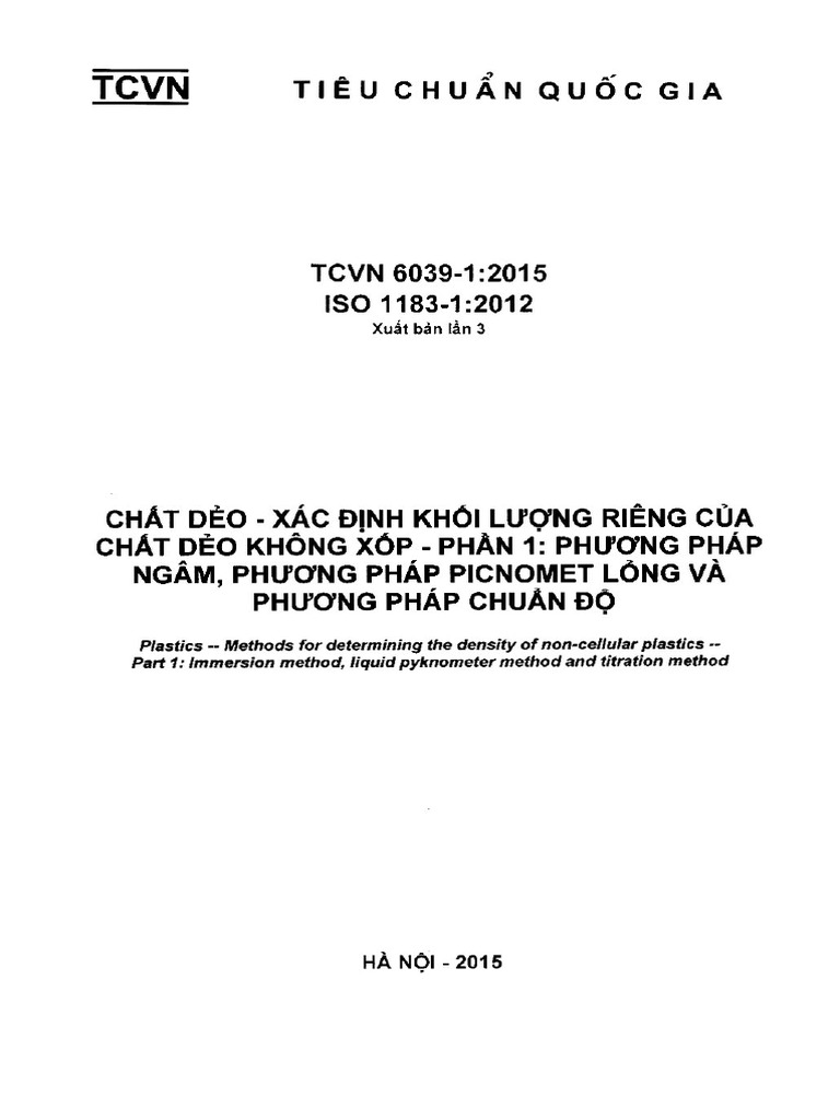 TCVN 6039-1-2015 - XD Ty Trong | PDF