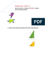 en Cada Triangulo Encuentra La Medida Del Marcado Utilizando Las Funciones Trigonométricas