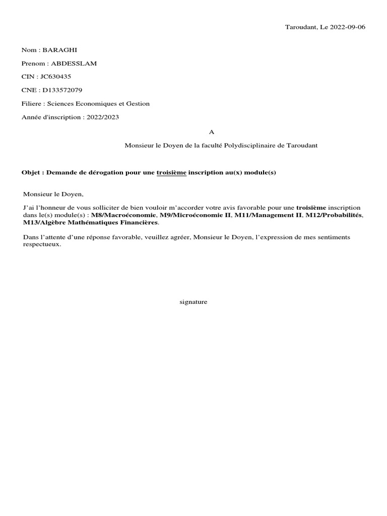 Autorisation De Dérogation Formation Professionnelle – JEBL