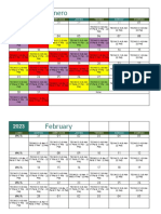 Calendario Turnos Soporte TI - 2023