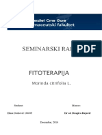 Fitoterapija-Morinda Citrifolia L. Seminar