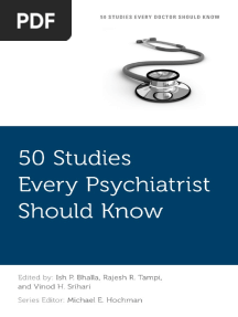(50 Studies Every Doctor Should Know) Ish P. Bhalla, Rajesh R. Tampi, Vinod H. Srihari - 50 Studies Every Psychiatrist Should Know-Oxford University Press (2018)