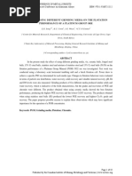 Effect of Using Different Grinding Media On The Flotation Performance of A Platinum Group Ore