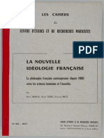 La nouvelle idéologie française - cahiers du CERM
