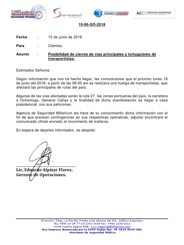 Comunicado Movimeinto de Traileros PDF