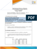 Guía de Actividades y Rúbrica de Evaluación - Fase 5 - Aplicación de Conceptos y Técnicas Econométricas