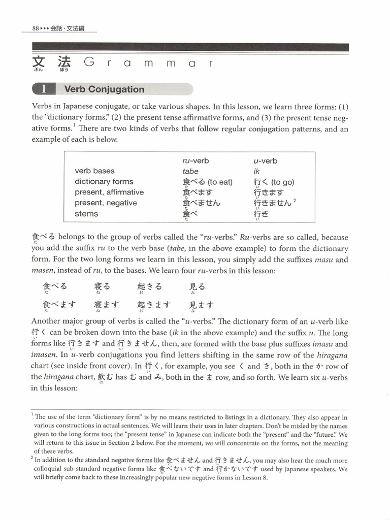 Verb Conjugation | PDF