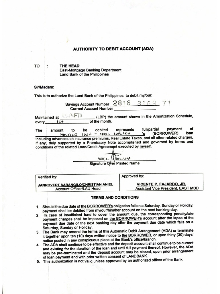 Landbank Ada | PDF