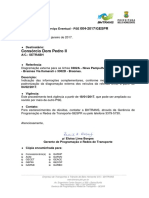 Consórcio Dom Pedro Il: Procedimento de Serviço Eventual - PSE