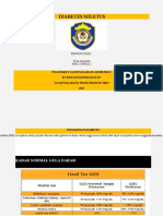 Diabetes Miletus: Disusun Oleh: Doni Apriyanto NIM 2214901012