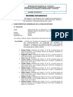 Informe Topografico - Nuevo Catacaos - MZ P - Ok